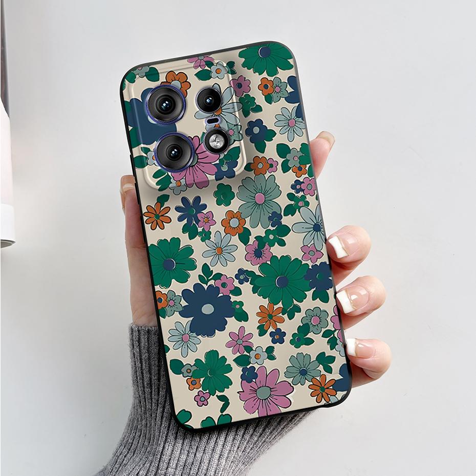 For Motorola Edge 50 Pro Ultra Fusion Case Stylish Pattern Soft Silicone Back Cover for Moto Edge 50 Pro Ultra Fusion Capa Funda