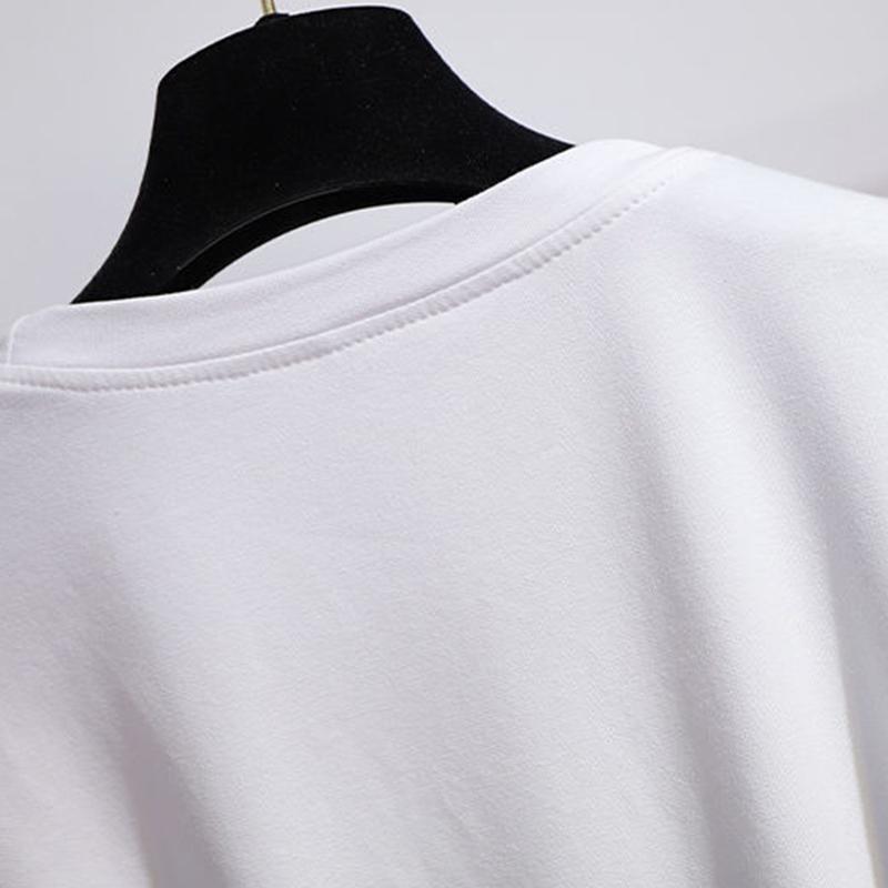 long white t shirt dress