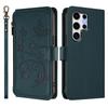 Crossbody Butterfly Flower Flip Leather Wallet Phone Case For Samsung Galaxy S25 Ultra S24 Plus S23 A06 A16 A26 A36 A56 A55 5G