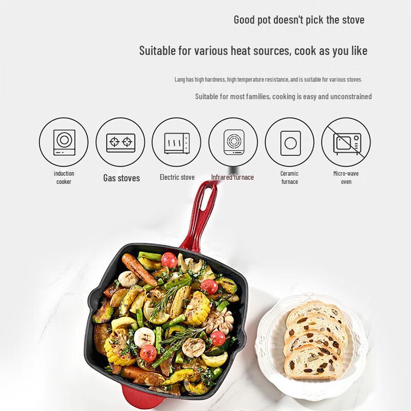 One's Member Multi-functional Cast Iron Frying Pan