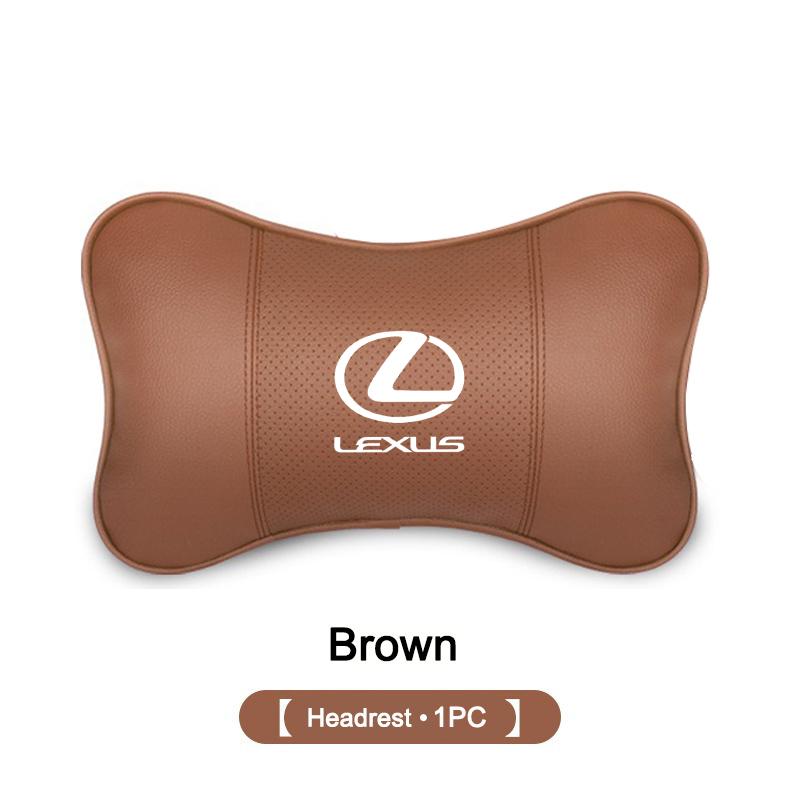 

1Pcs Car Seat Headrest Auto Emblem Neck Pillow For Lexus F SPORT ES RX NX IS300 IS250 RX350 LS500 LX600 NX260 CT200 NX350 HS250