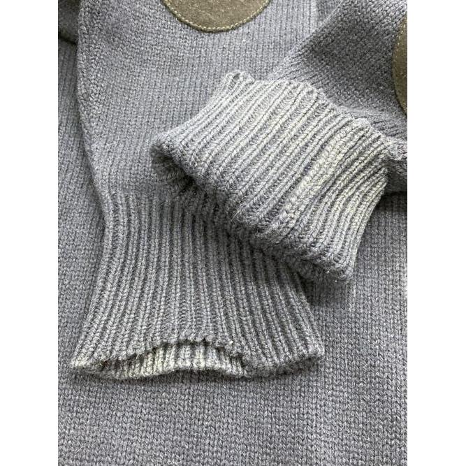 Used 5G Elbow Patch Crewneck Knit