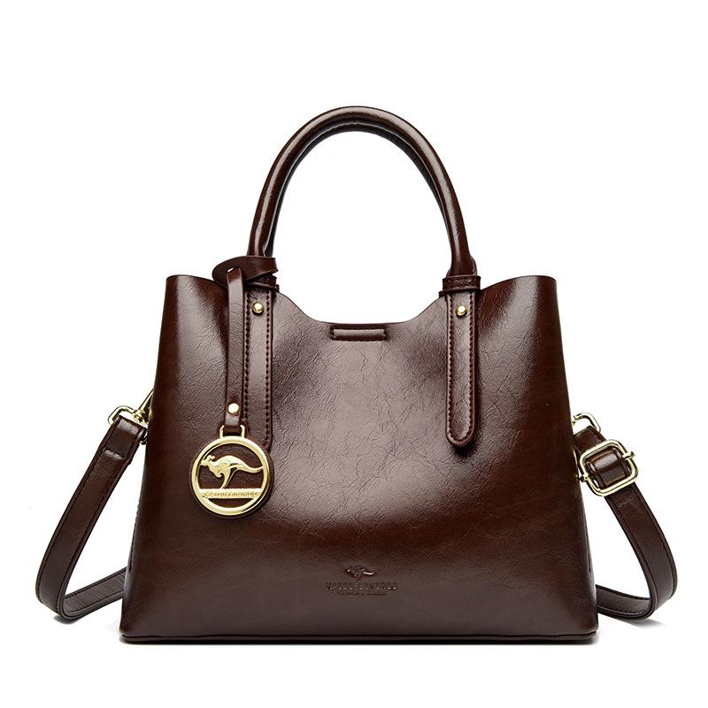 Fashionable and Simple Single-shoulder Tote Bag A Versatile Casual Commuting Handbag