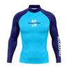 SCUBA Split Protetor Solar Verão Masculino Manga Longa Roupa de Banho Protetor UV Roupa de Surf Praia Mergulho