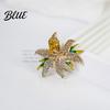 Scarves Brooch 1/2Pcs Women Pin Flower Design Lapel Pin