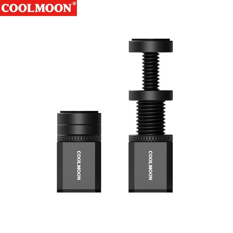 

COOLMOON Поддержка видеокарты Магнитное основание Кронштейн поддержки видеокарты Защита от царапин Алюминиевый сплав для корпусов ATX/M-ATX/ITX 28 to 50mm чёрный