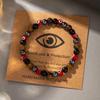 Fashion Evil Eye Natural Stone Beaded Bracelet for Women Men Turkish Amulet Protection Jewelry Yoga Spiritual Friendship Gifts