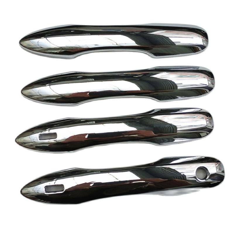 

For Toyota Corolla Cross Accessories 2022 2023 Door Handle Cover Trim Plastic Chrome Imitation carbon