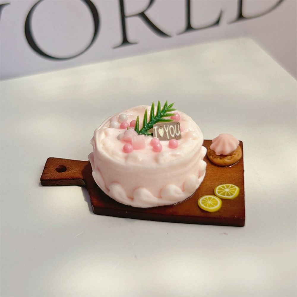 Simulation Fruit Cake Model Toys Cream Simulation Kitchen Toy Festive Supplies
