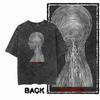 G13 Back Printing Cool Printing Men's T-shirt/pickled Streetwear Large Size Retro O-neck Men's T-shirt