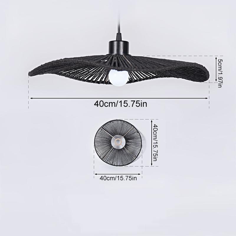 1PC Accessory DIY Household Cover Adornment Creative Decoration Retro Imitation Rattan High Quality Pastoral Style Lampshade