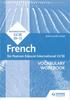 The Pearson Edexcel International GCSE French Vocabulary Workbook Book