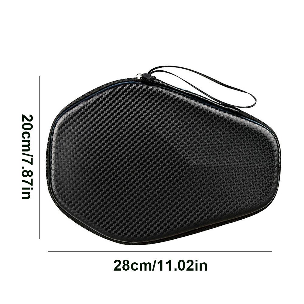 Hard Shell Table Tennis Paddle Storage Bag Pingpong Paddle Storage Bag Table Tennis Racket Bag for 2 Paddles & Multiple Balls