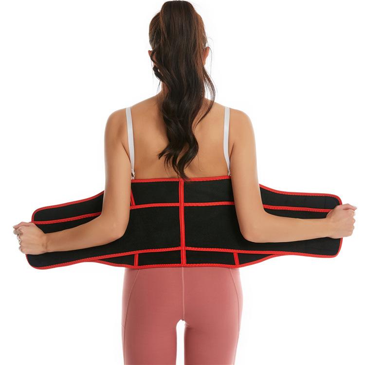 Brâu de fitness pentru femei, brâu de fitness reglabil cu velcro, centură abdominală întărită cu sport pentru burtă