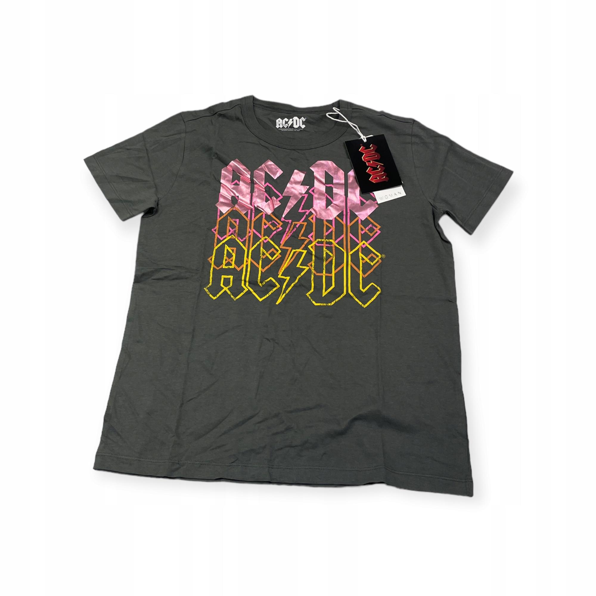 

Koszulka T-shirt damski okrągły dekolt AC/DC S