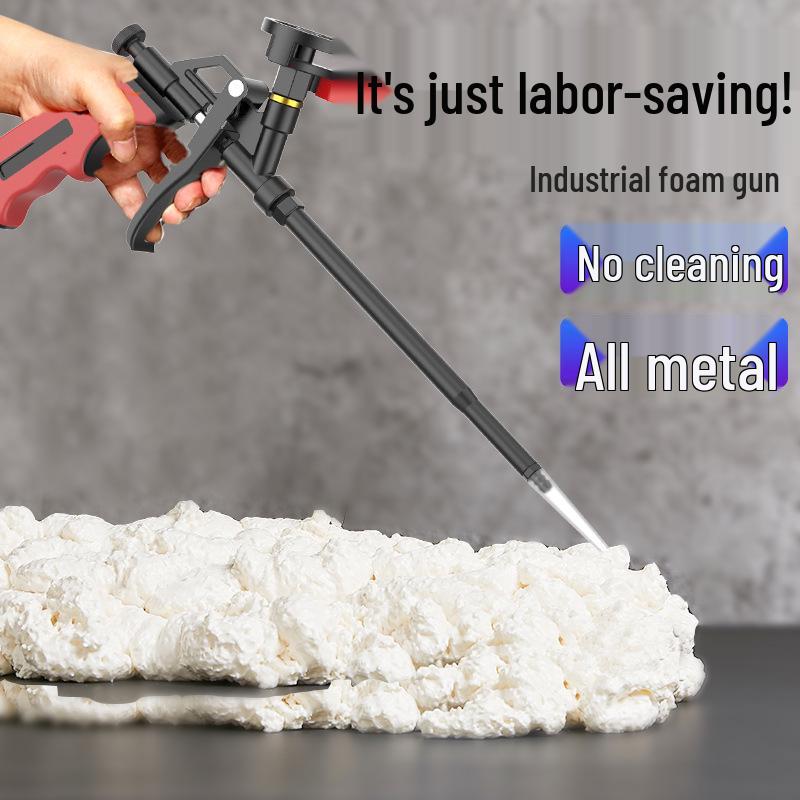 No-Clean Polyurethane Foam Sealant and Extended Caulk Spray Gun