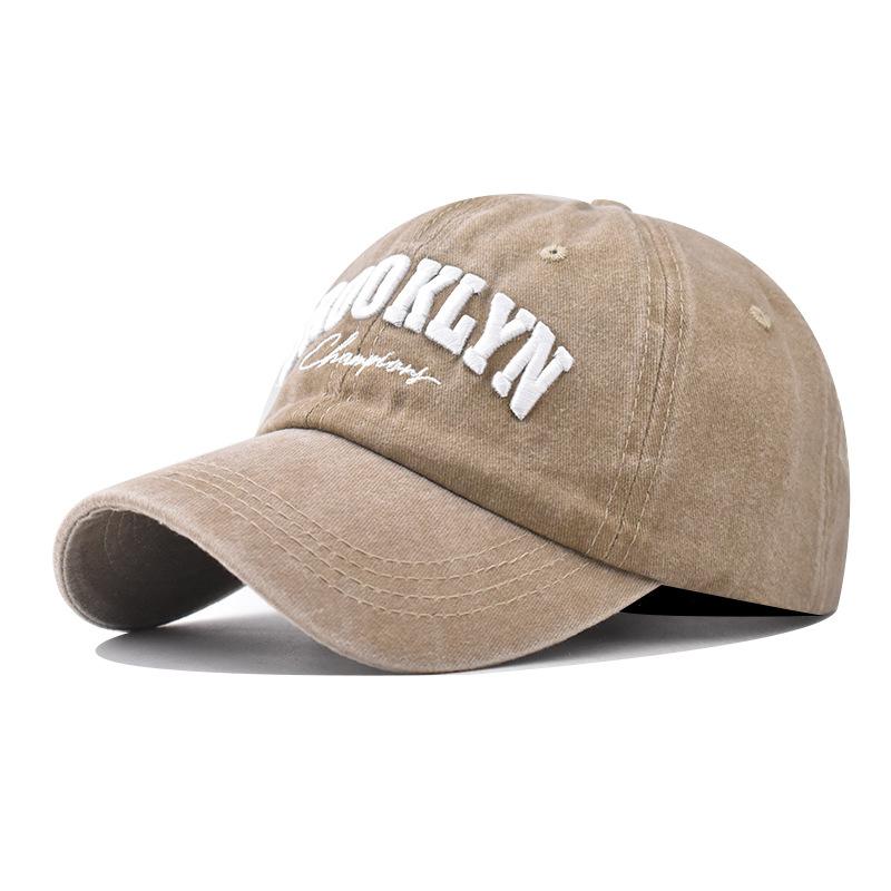 BROOKLYN Alphabet Baseball Caps 3D Letter Embroidery Hip-Hop Snapback Hats Men Women Outdoor Sports Sun Hats Casual Trucker Caps