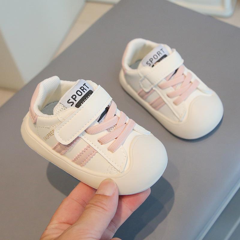 Children's board shoes 2025 spring and autumn new girls little white shoes casual shoes single shoes boys baby shoes soft sole sports