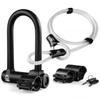 Locks & Security Bicycle Anti Theft U Lock Black