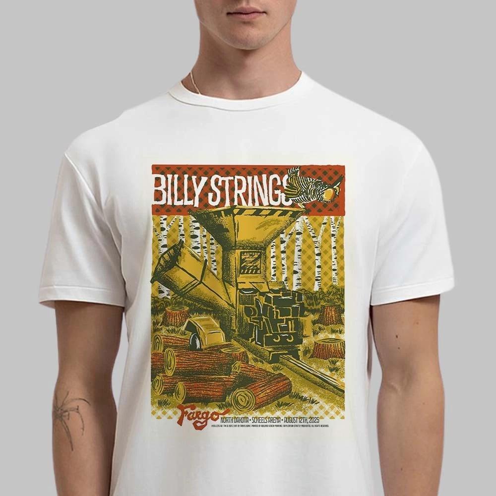 Billy Strings Fargo North Dakota 2025 on August 12 2025 Unisex TShirt All Size High-end Luxury Is for Both Men and Women Top Y2k 4XL