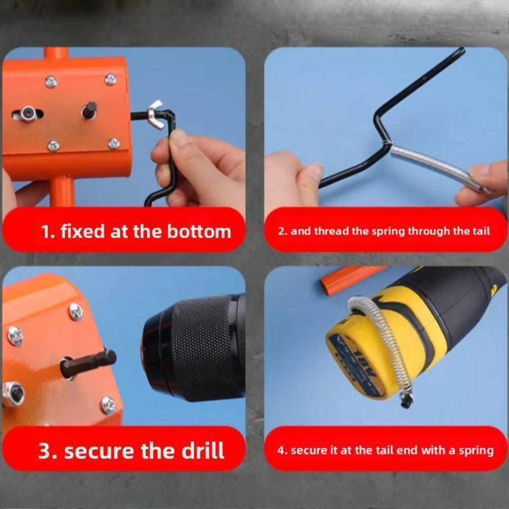 10mm Adapter Wall Wiring Machine Compact Automatic Wire Puller  House Renovation