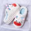 Funny Cotton Slippers Female Student Dormitory Winter Indoor Living Cute Cartoon Outside Wearing Couple Household Cotton Slippers Men