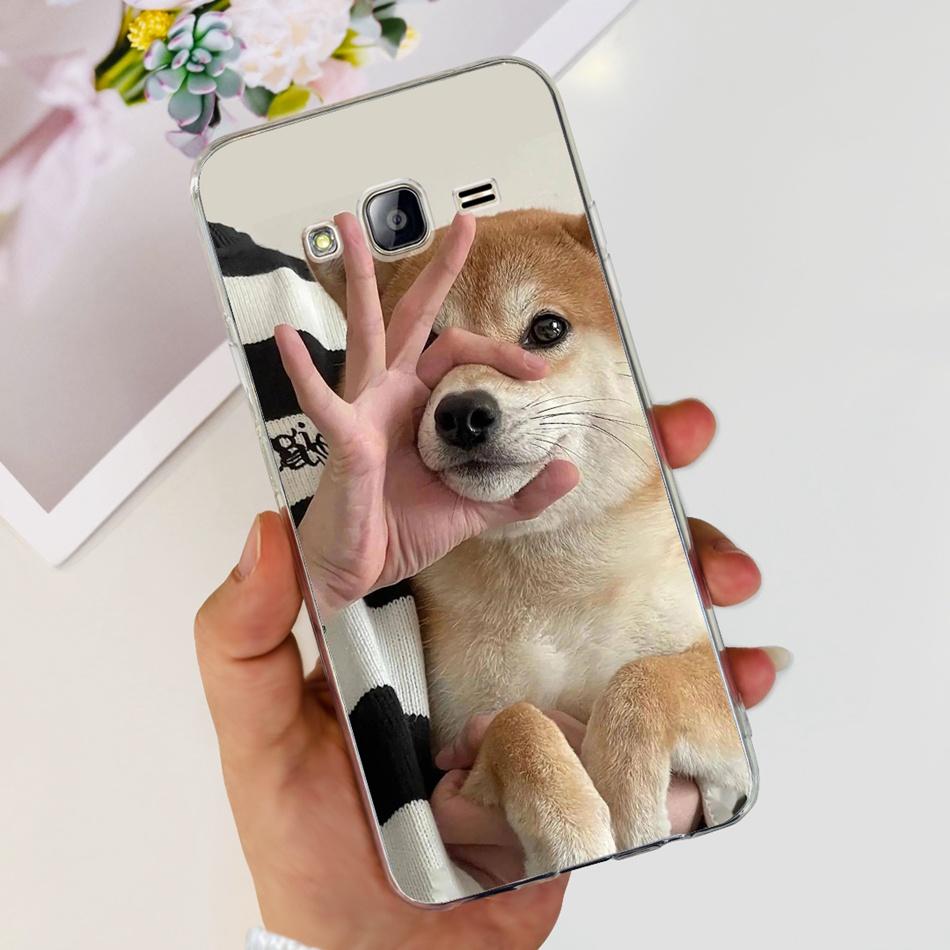 For Samsung Galaxy J5 SM-J500F J500G J500FN Cute Cartoon Phone Case For Samsung J5 2015 Soft Silicone TPU Cases