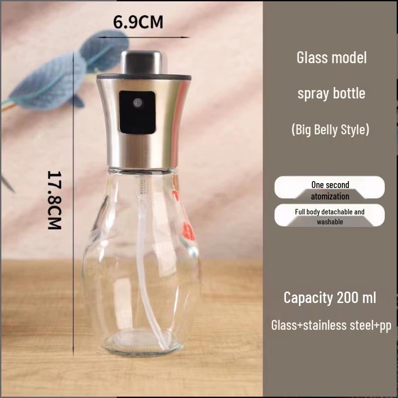 Zhishe Stainless Steel & Glass Oil Sprayer Set
