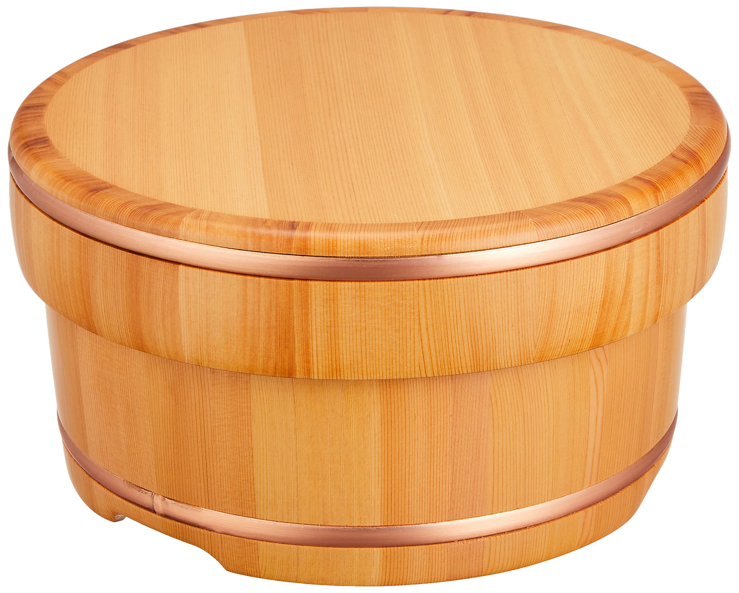 

Yamako 4155 Made in Japan HITSU Diameter 21cm Wooden Box бежевий