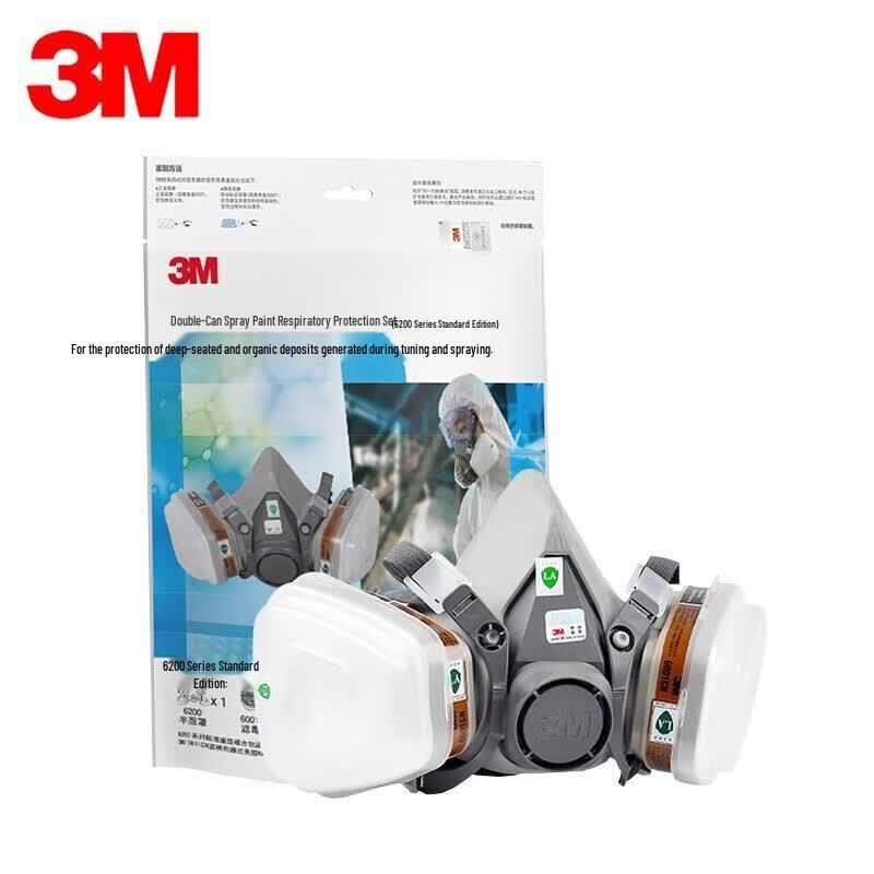 3M 620E Standard Dual Cartridge Respirator Kit One Size