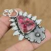 Wedding Gift For Her 925 Sterling Silver Natural Thulite Gemstone Pendant