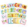 Matching Cards Puzzle Sets Educational Activities Sorting Toy for Classroom Kindergarten Daycare Travel Preschool Kids Ages 3