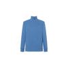Polo Logo Embroidered Solid Color Half-Zip Long Sleeve Sweatshirt Men Sweatshirt Blue 710857073-022