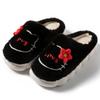 Stepping on shit cartoon embroidered wool slippers autumn and winter home indoor warm piled thick-bottomed cotton slippers