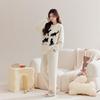 Women's Thickened Velvet Pullover Pajamas - Cozy Autumn & Winter Lounge Wear