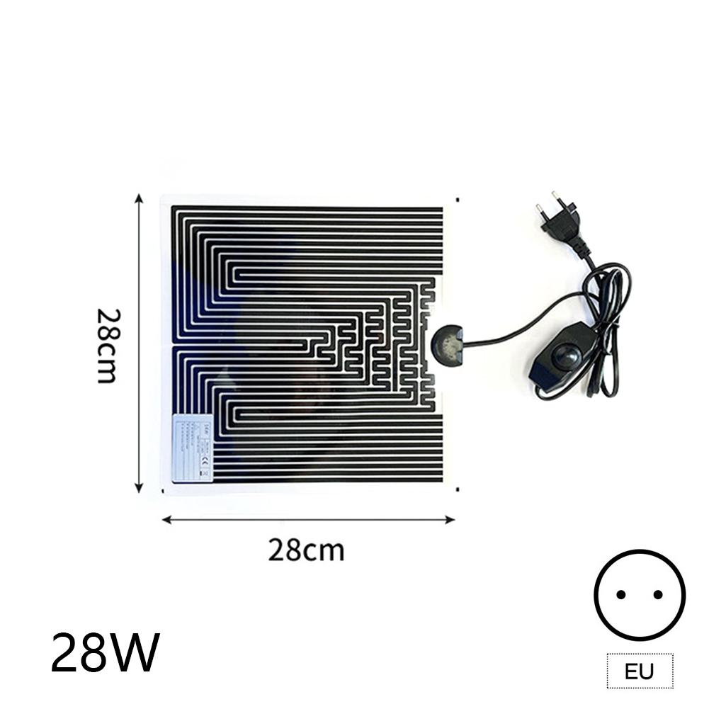 Adjustable Temperature 5-45W Reptiles Heat Mat EU/US/UK Plug Climbing Pet Heating Warm Pads Thermal Insulation Equipment