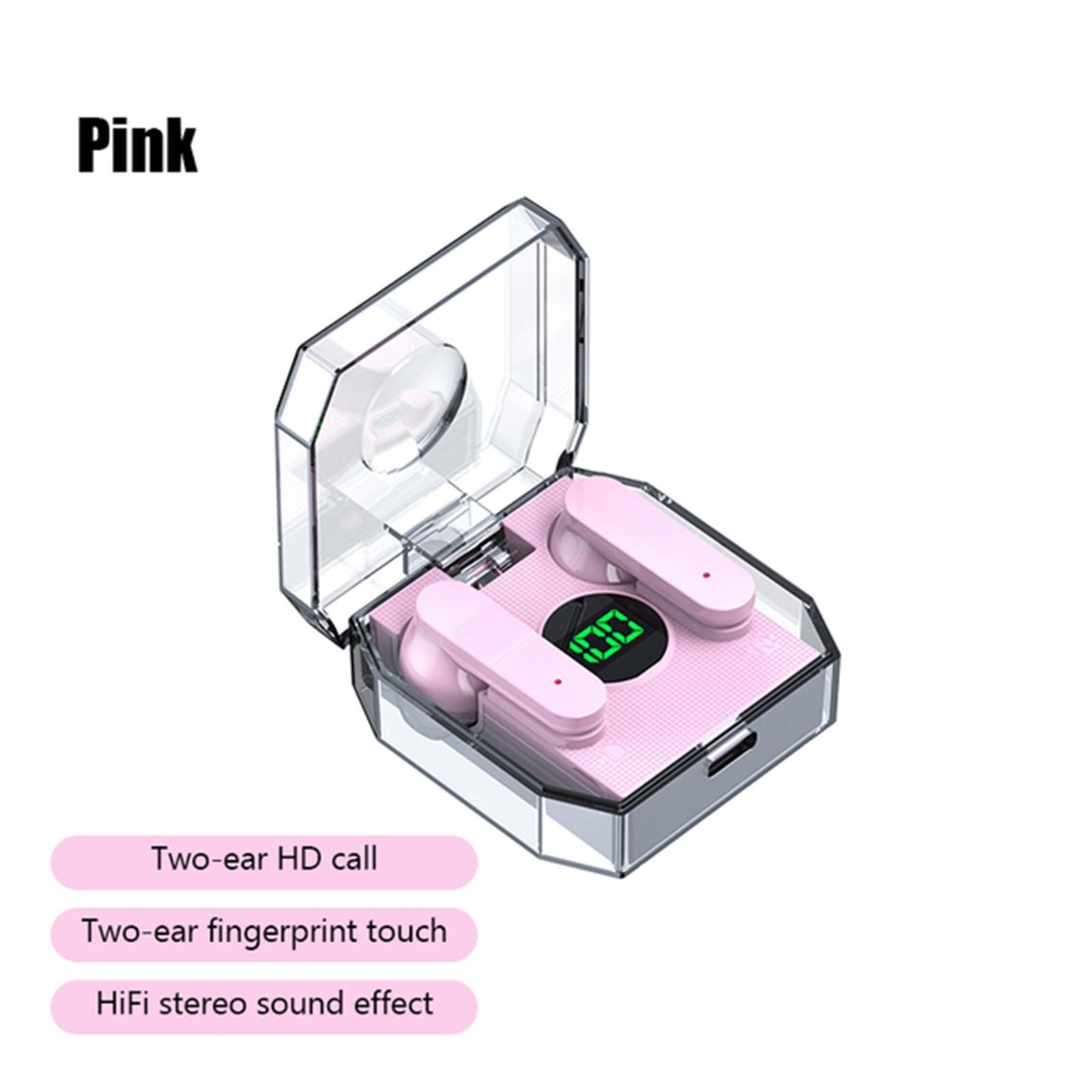 

K30 Fone Bluetooth наушники беспроводные наушники для светодиодного дисплея наушники с микрофоном беспроводная Bluetooth гарнитура One Size розовый