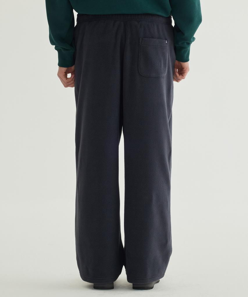 COVERNAT Warm-On Arch Logo Wide Fleece Pants Ivory