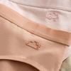 5Pcs Mid Waist Seamless Briefs Cotton Crotch Underwear for Women Soft Solid Color Panties  Girl