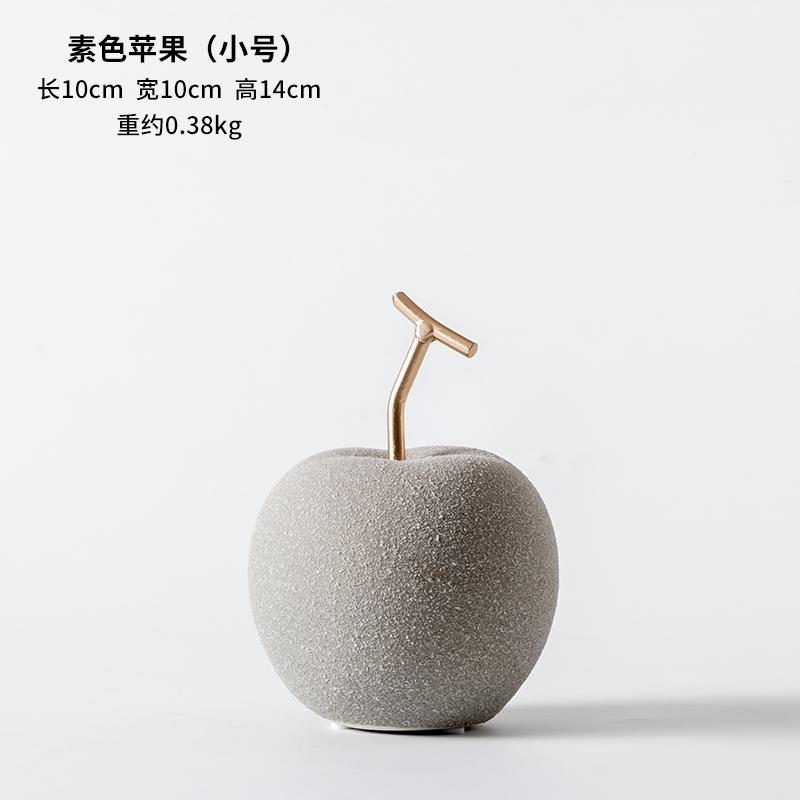 

figurines Creative Ceramic Apple sculptur Decoration TV cabinet home decor apple ornaments abstract decor statue abstract decor