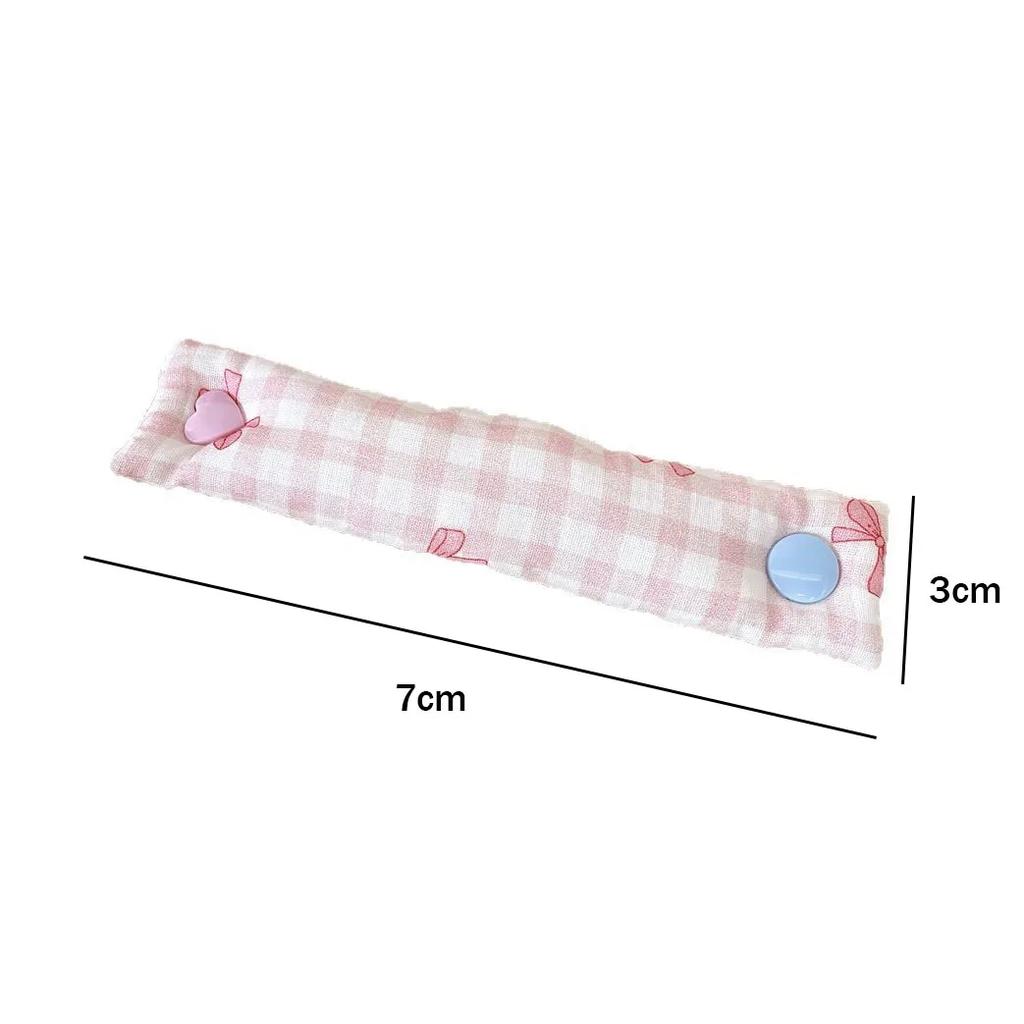 1PC Floral Cable Tie - INS Style Cloth Cord Organizer, Cute Reusable Wire Straps for Earphone/Data Cables