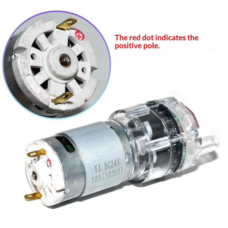 Dc 24V High Temperature Resistance 100 Degrees Celsius Mini Micro Water Pump Diaphragm Water Pump Vacuum Pump