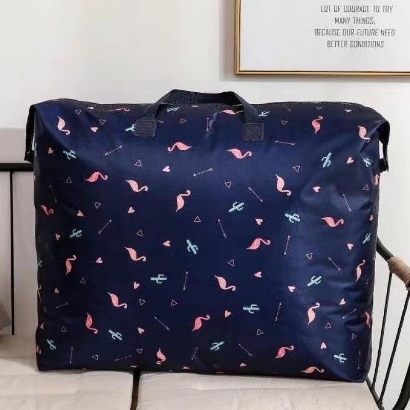 

Moving packing bag, thickened Oxford cloth storage bag, quilt, quilt, clothing organization bag 55 33 20cm світло-сірого кольору