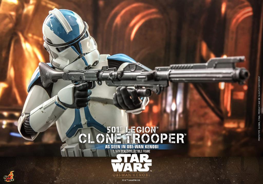 Hot Toys Scale Figure TV Masterpiece Kenobi Clone Trooper 501st Legion 1/6 Obi-Wan
