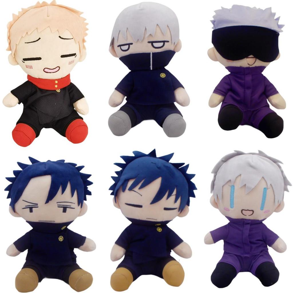 Jujutsu Kaisen Plush Dolls: Gojo, Itadori, Fushiguro - Large Cartoon Style