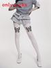 Cat Print Velvet Tights With Hip Lifting And Slimming For Casual Women
