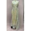 2026 Summer Camisole Sleeveless Dress Mesh Hollow-out Split Long Dress Elegant and Versatile Plus Size Evening Dress