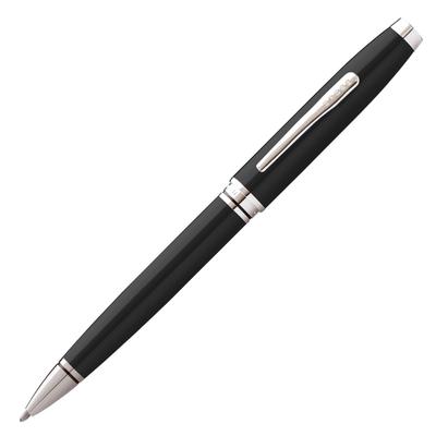 CROSS Coventry Svart Lackerad Kulspetspenna Officiellt Importerad Penna, Oljebaserad, NAT0662-6,