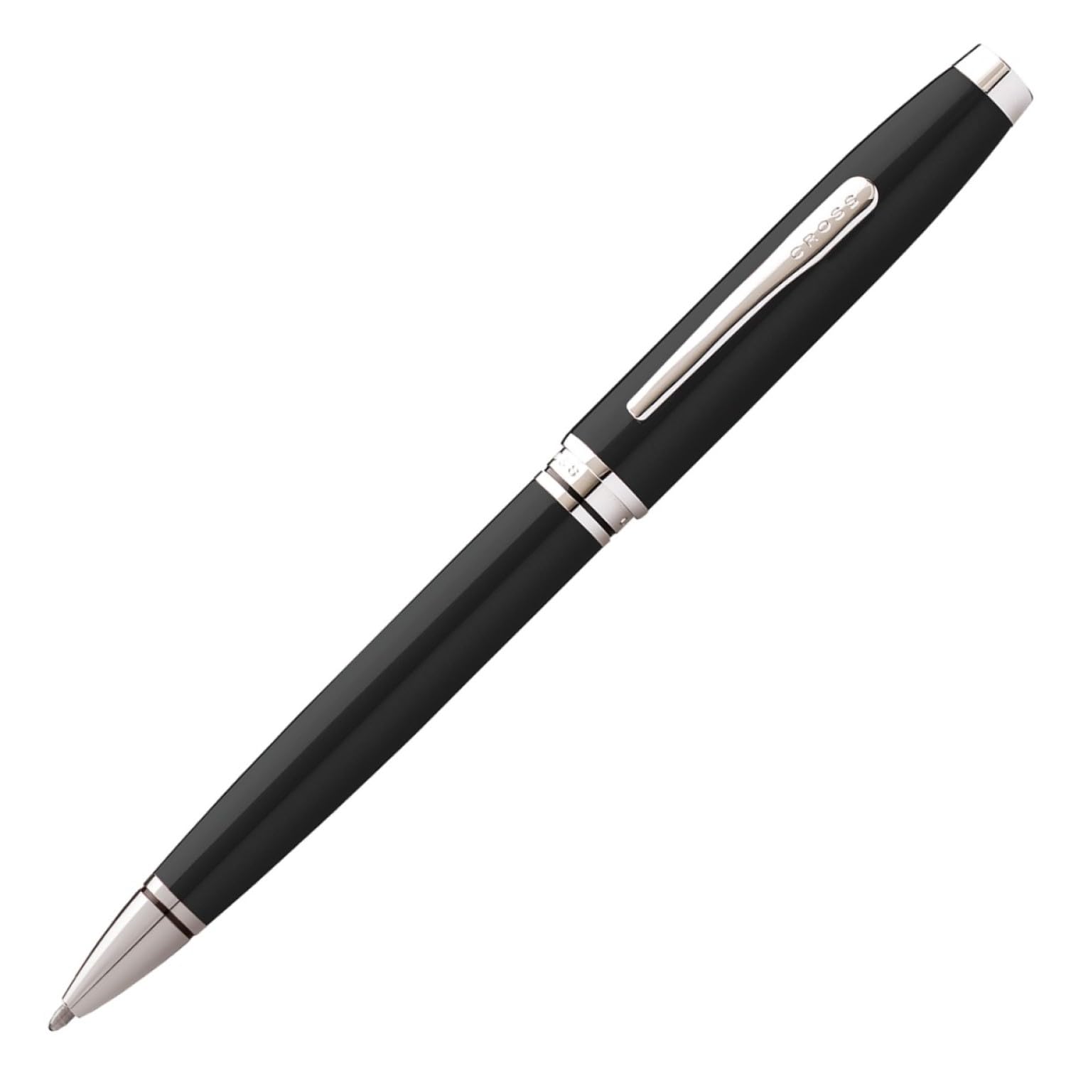 Ручка-шариковая CROSS Coventry Black, Оригинальный импортный продукт, Чернила на масляной основе, Лаковое покрытие, NAT0662-6,