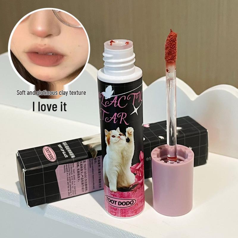 Toot Dodo Meow Lip Mud: Long-lasting, Highly Pigmented, Soft Matte Velvet Mousse Lipstick & Gloss